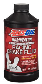 AMSOIL DOMINATOR DOT 4 Synthetic Racing Brake Fluid